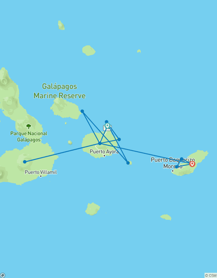 Circuito Completo - Santa Cruz, Isabela y San Cristóbal 8D/7N con Tintoreras