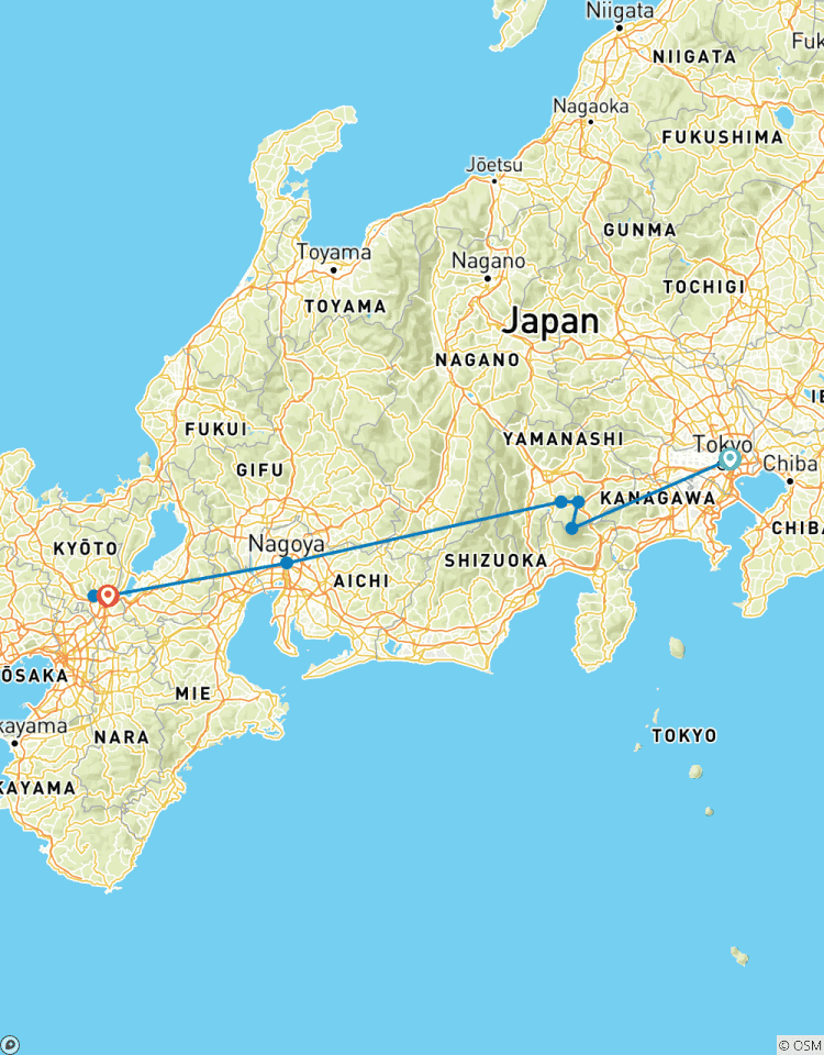 Central Japan End Kyoto Tour