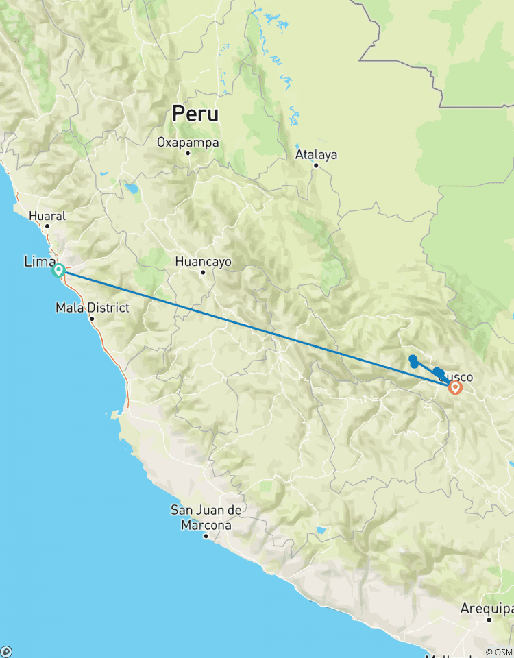 Voyage en Inca circuit