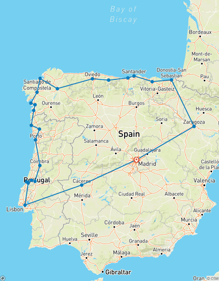 Circuito Ruta de 13 días por el Norte de España y Portugal
