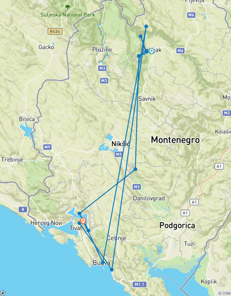 Montenegro Discovery - Hiking Holiday, 8 days 7 nights Tour