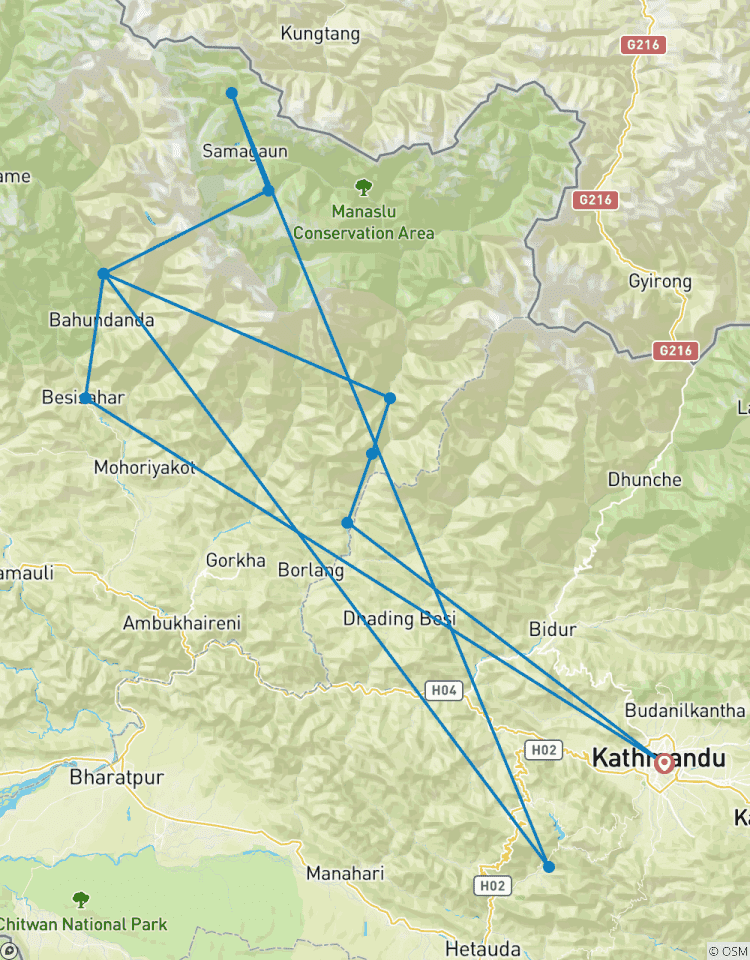 Manaslu Circuit Trek Tour