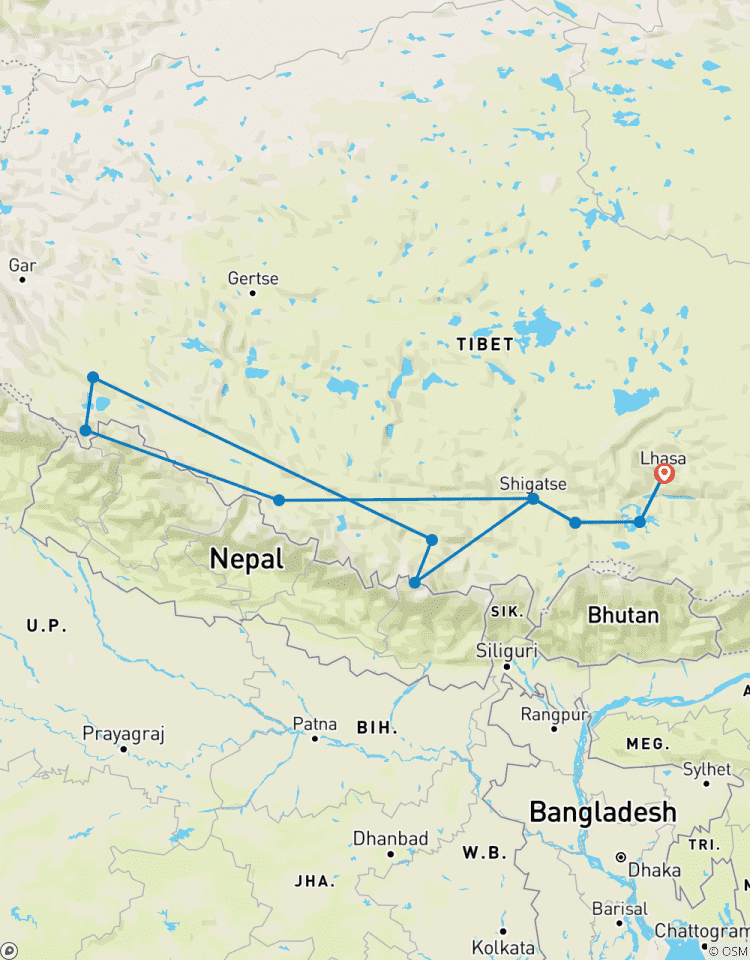 Kailash Manasarovar bij volle maan & verkenning van het koninkrijk Guge - 17 dagen-rondreis