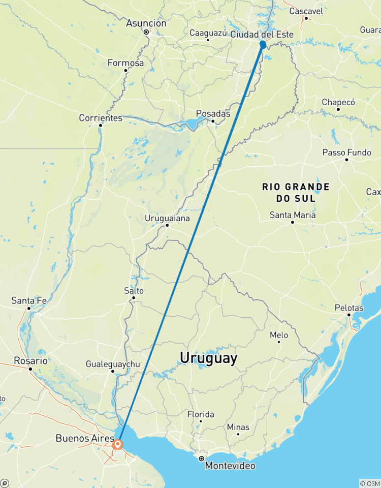 Circuito De Buenos Aires a la selva y cascadas
