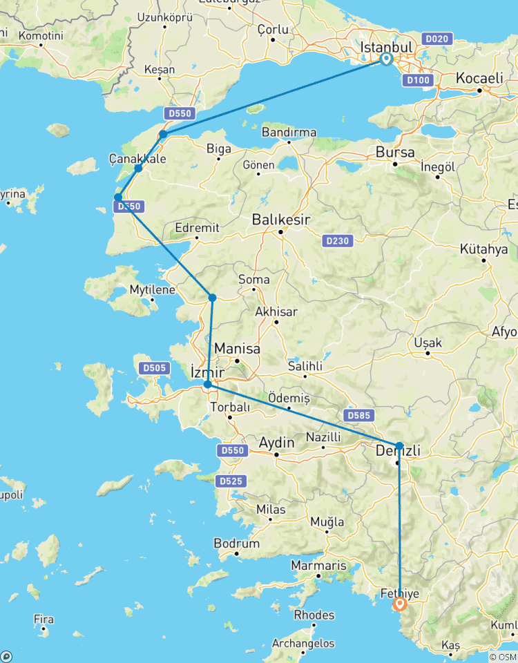 Le goût de la Turquie circuit