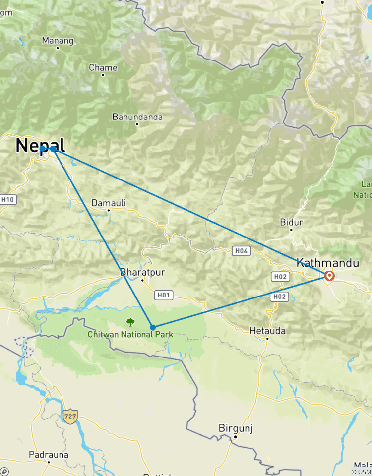 9 nuits / 10 jours Népal Safari Chitwan et; Trekking Annapurna Sunrise Mountain View circuit