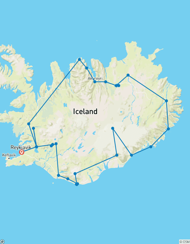Circuit des aurores boréales en Islande - 8 jours circuit