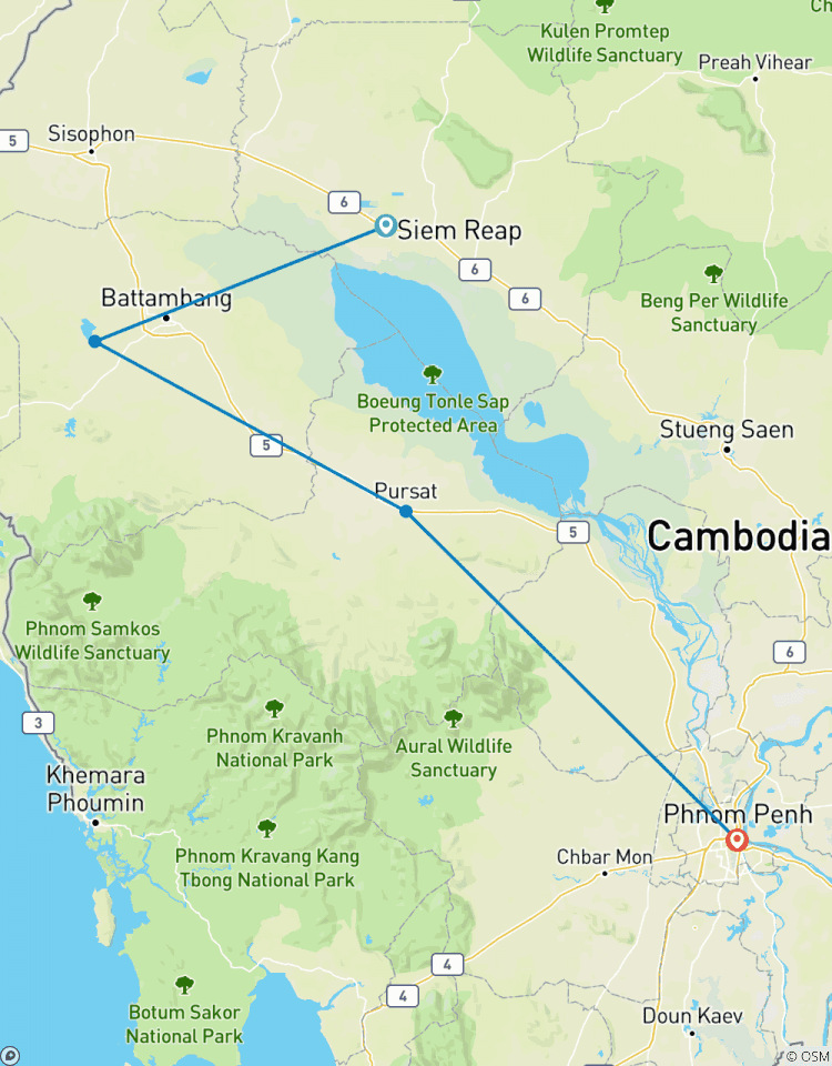 Circuito En bici por Camboya - 7 días