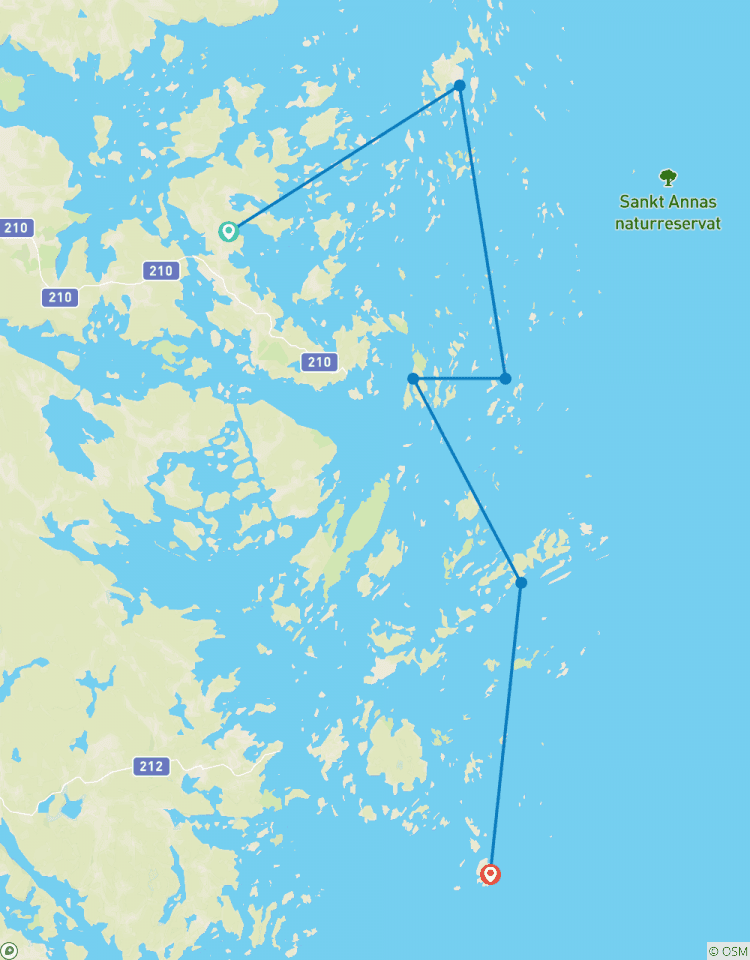 Schwedens Inseln: Kajak & Camping Rundreise