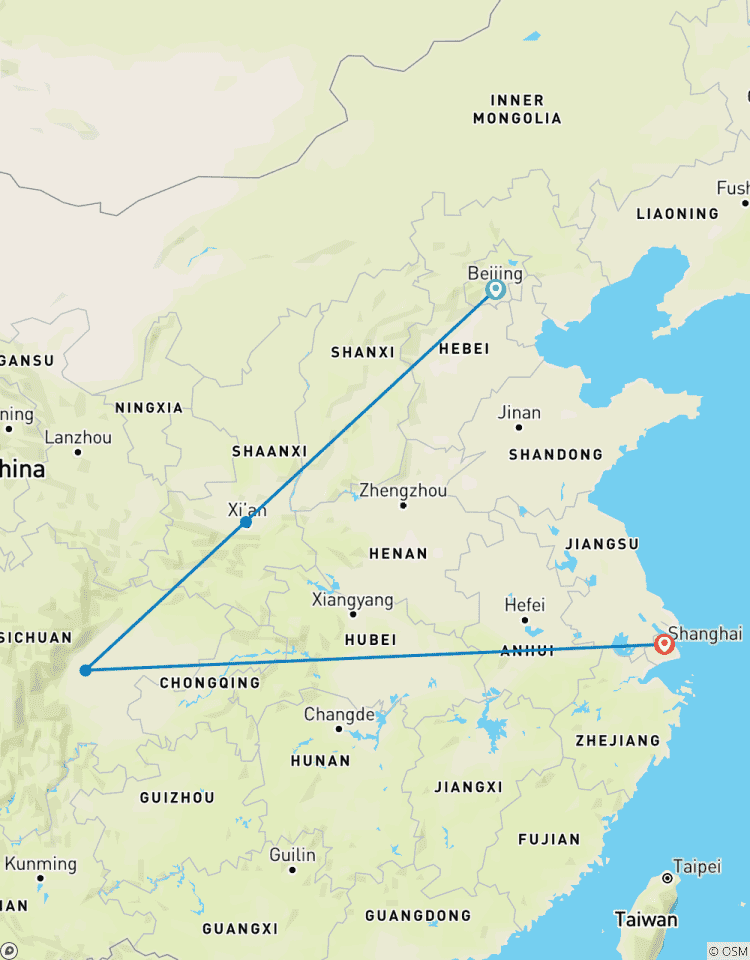 Circuit de 11 jours en Chine à la rencontre des pandas : Petit groupe de luxe et hôtels de qualité, tout compris circuit