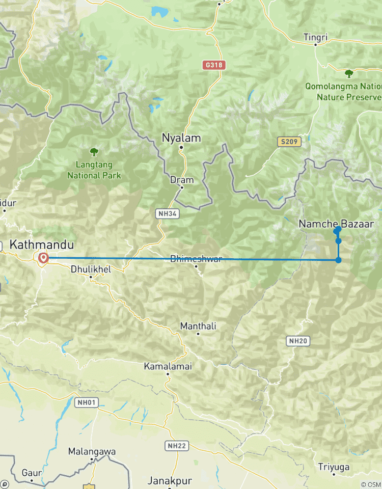 Trek yoga du panorama de l\'Everest circuit
