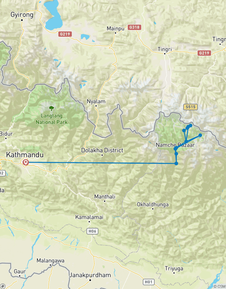Escalade de l\'Island Peak circuit
