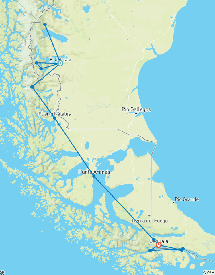 Circuito Argentina y Chile: Patagonia asombrosa - 13 días