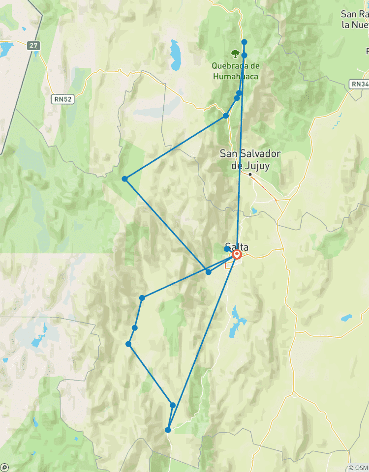Heart of the North: Salta and Jujuy Tour