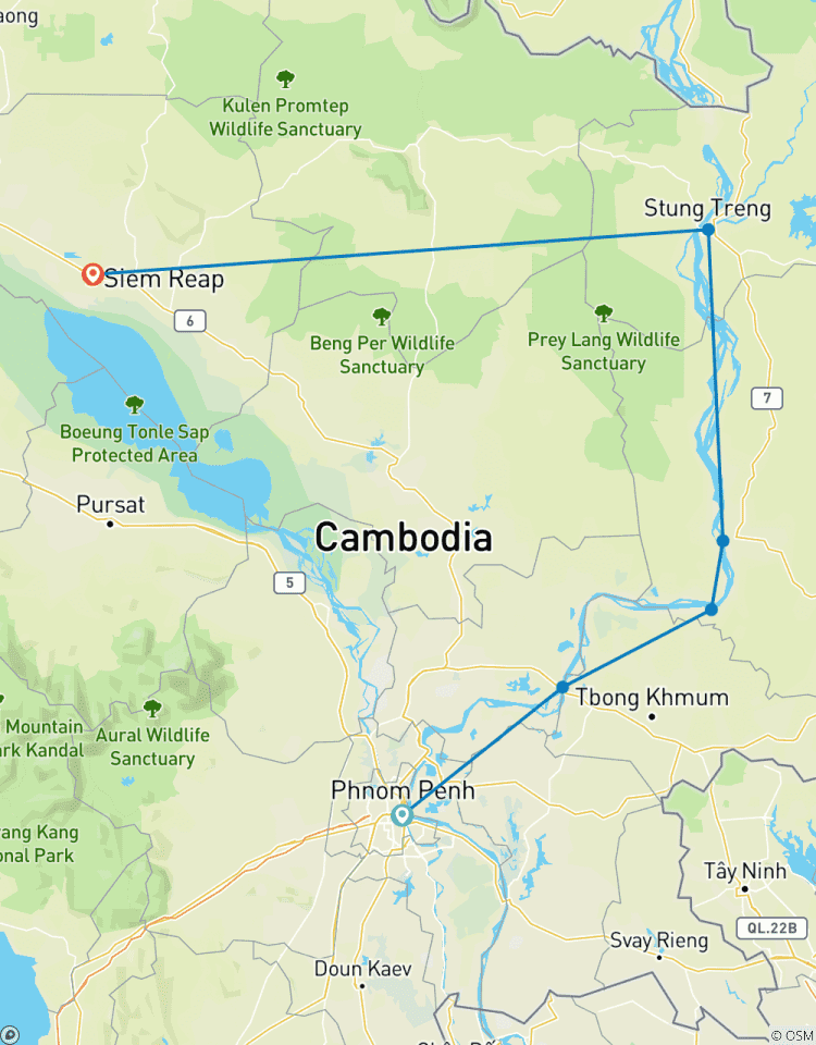 Circuito Expedición a Camboya: bicicleta, senderismo, kayak