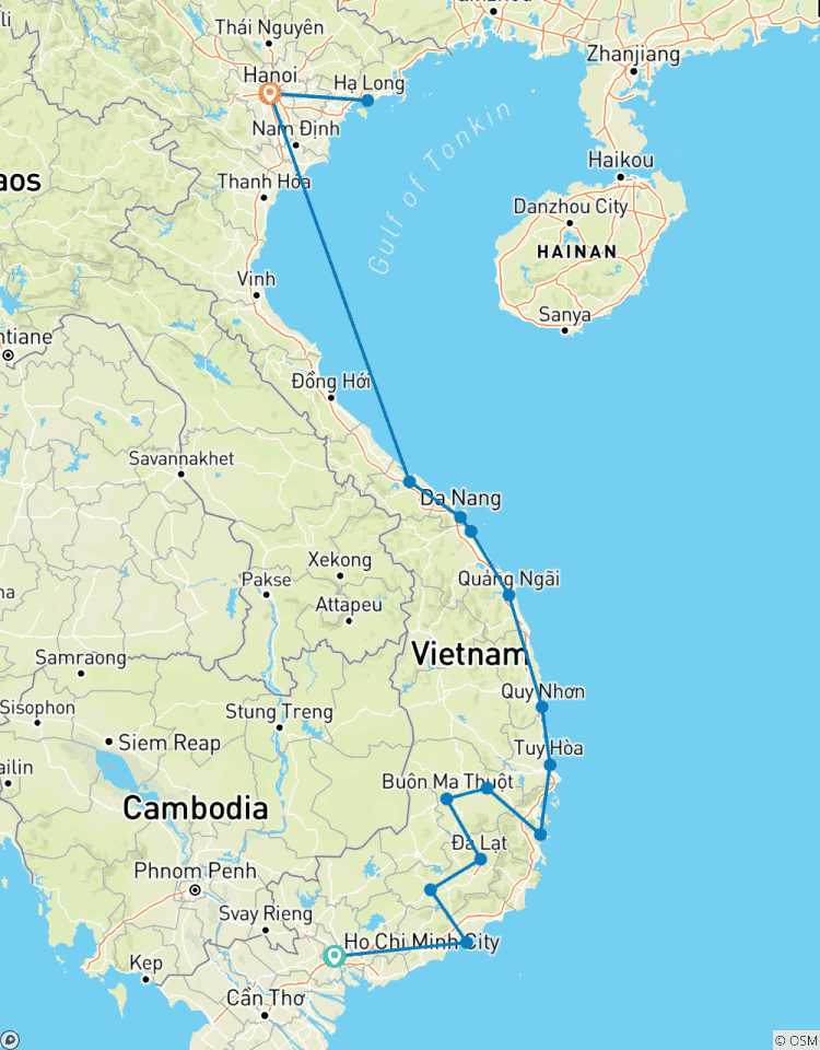 Circuito 17 días Conectando Vietnam en bicicleta