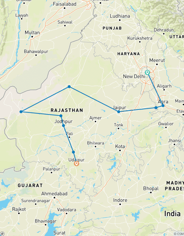 Colorful India with Taj Mahal & Rajasthan Tour