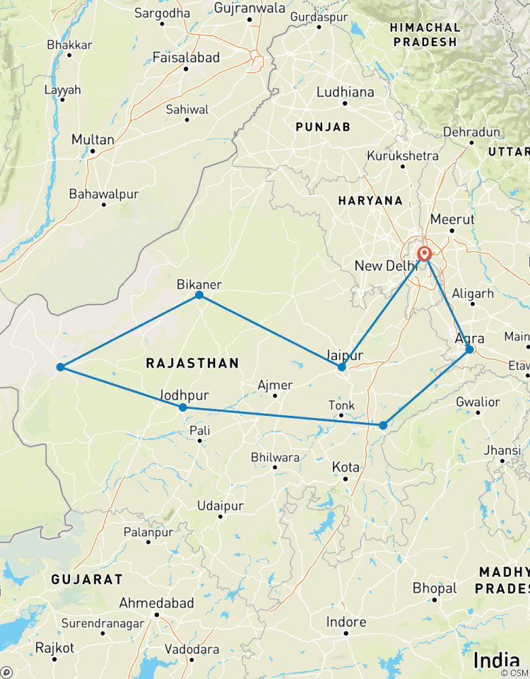 Golden triangle, Bengal Tiger and beyond Tour
