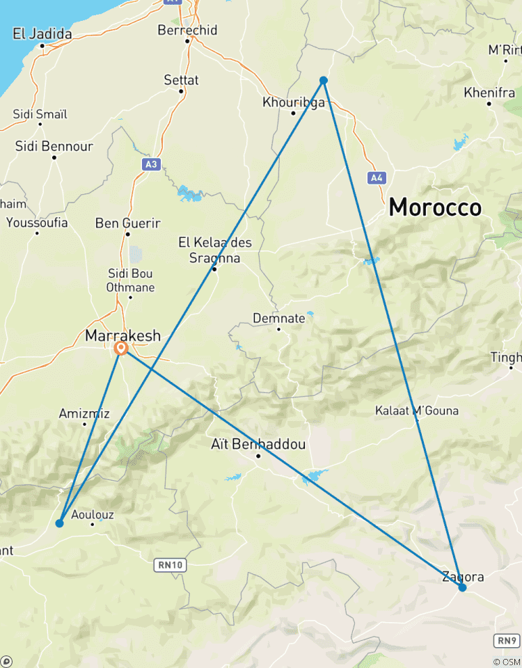 Sahara Trek Marokko 8 Tage Rundreise