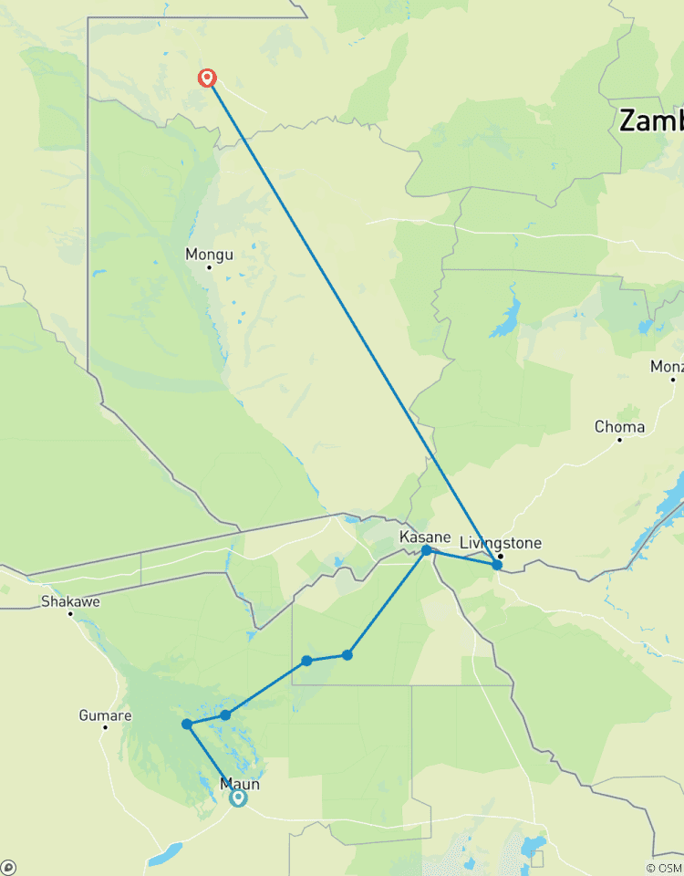 Circuito Baobabs de Botsuana