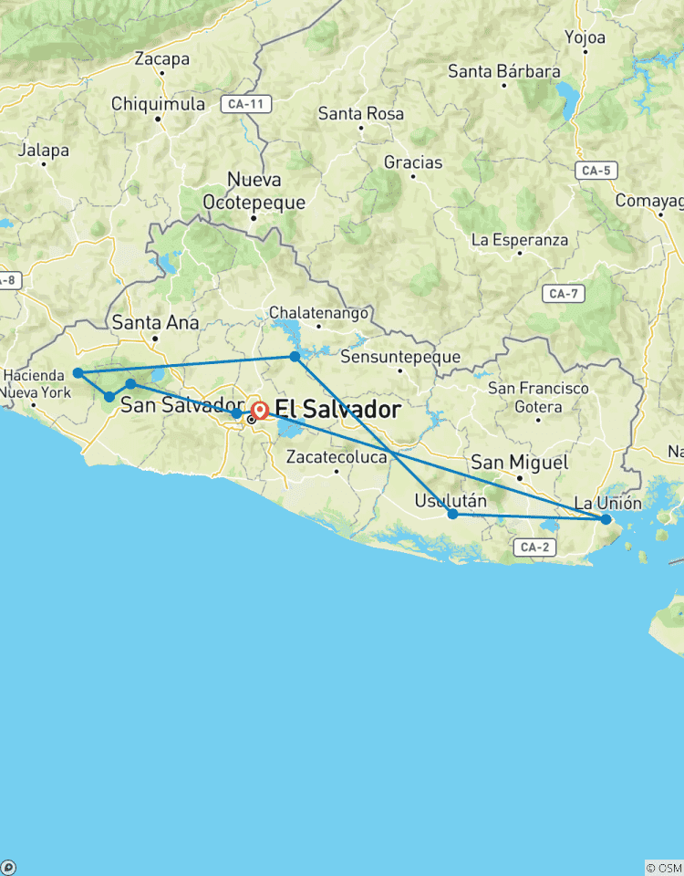Circuito El Salvador completo 10 días