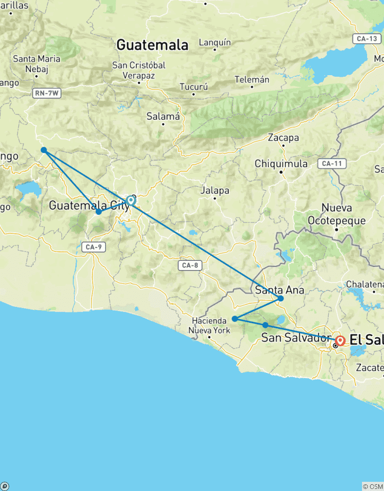 Circuito Guatemala y El Salvador: entre volcanes, lagos y cultura milenaria 8 días