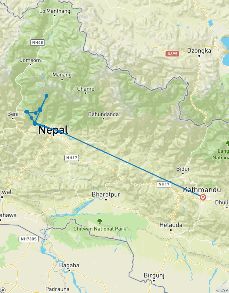 Circuito Trekking al Campamento Base del Annapurna -13 Días