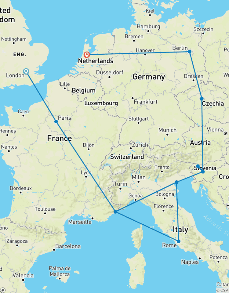 Le chemin de Vinci circuit