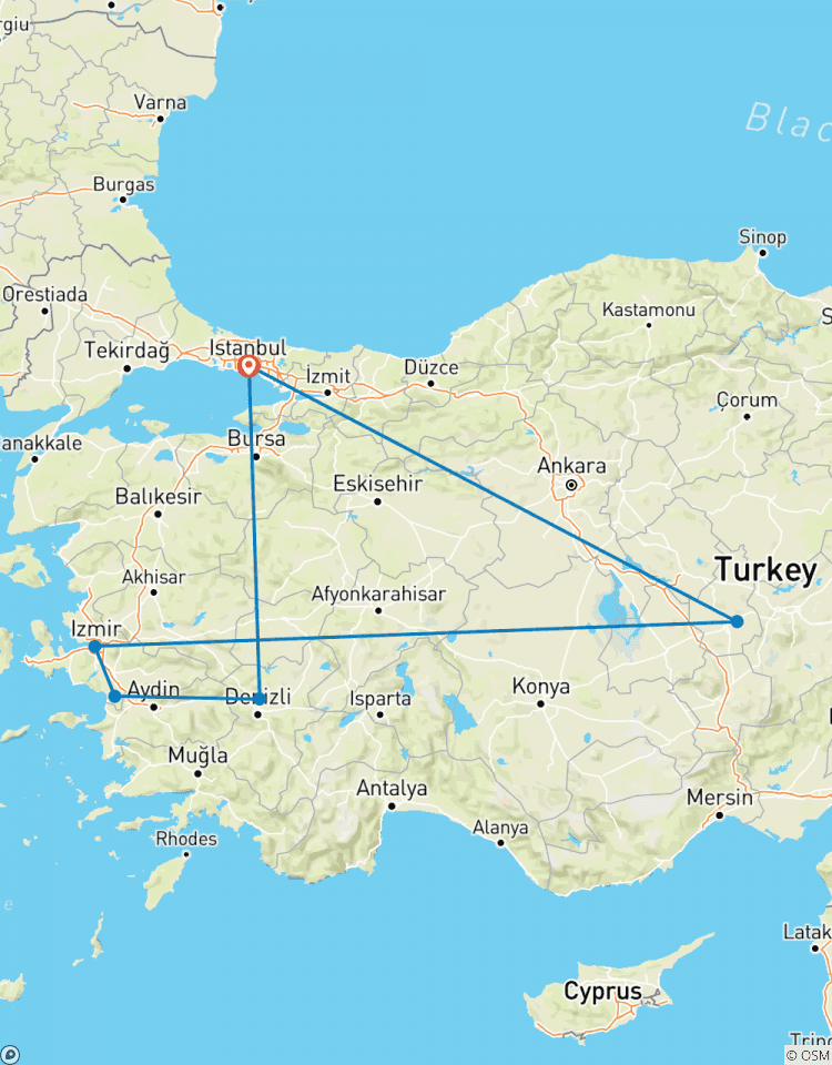 Circuito Viaje a Turquía en 8 días con tres vuelos y buenos hoteles incluidos