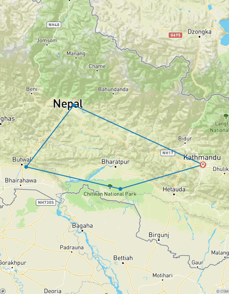 Nepal Abenteuerreise: Tierwelt und Kulturerbe - 10 Tage (ab Kathmandu) Rundreise
