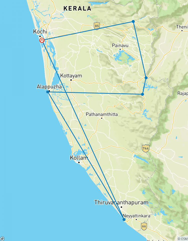Südindien Highlights: Kerala mit Hausbootaufenthalt Rundreise