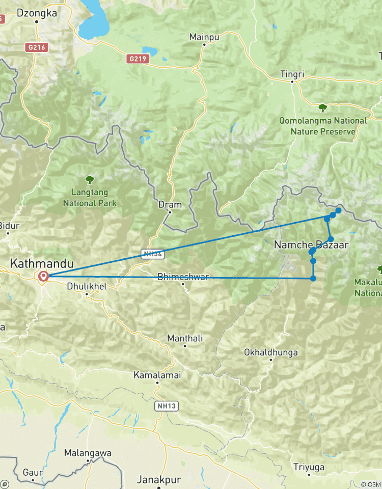 Everest Base Camp Trek (mit dem Helikopter zurück) Rundreise
