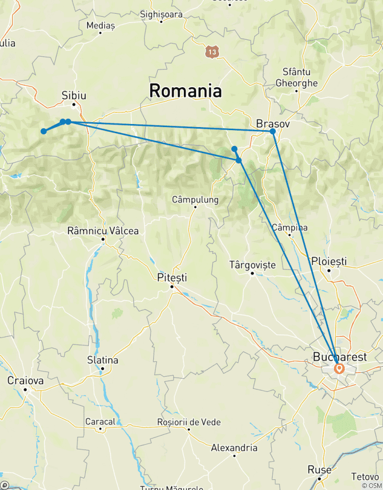 Hiking in South Transylvania Tour