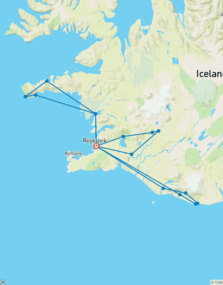 Gezinsarrangement in IJsland - 3 dagen-rondreis