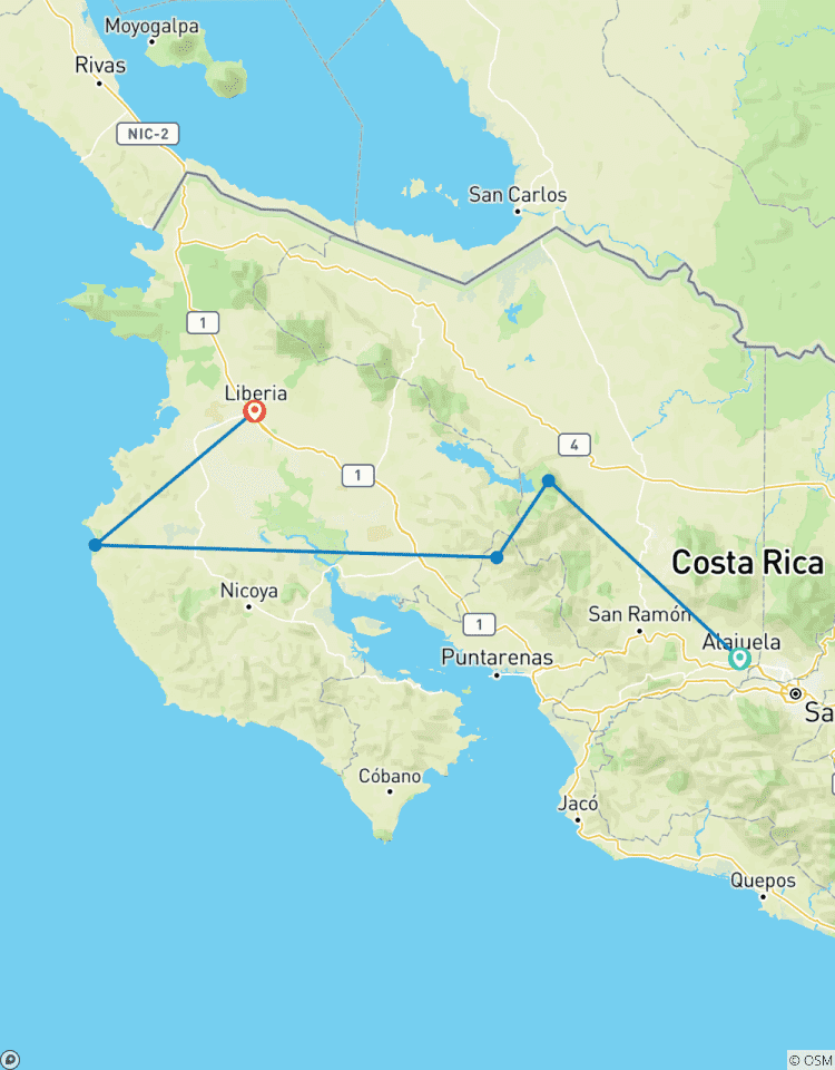 Splendor of Costa Rica Package Tour