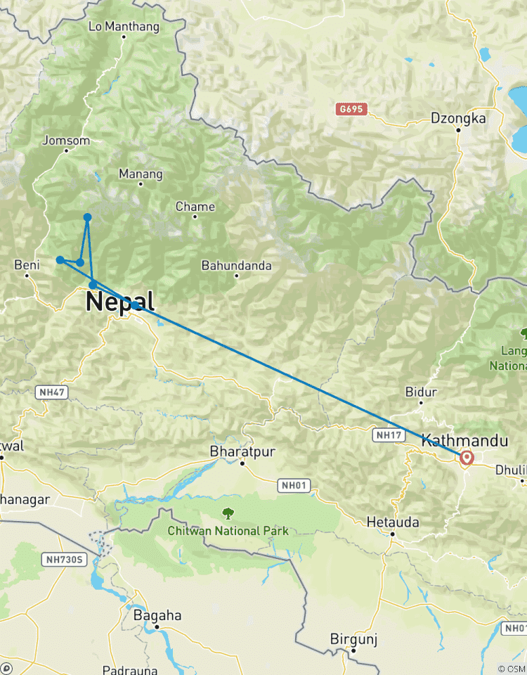 Circuito Trekking Panorámico por el Annapurna