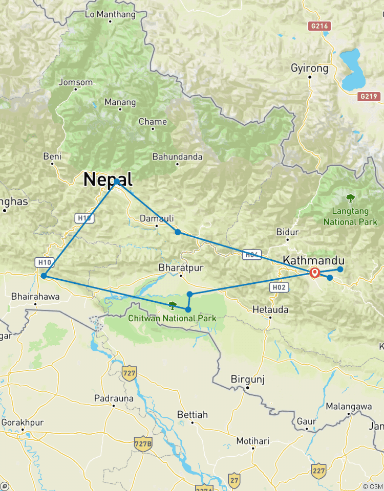 Circuito Circuito por el patrimonio de Nepal