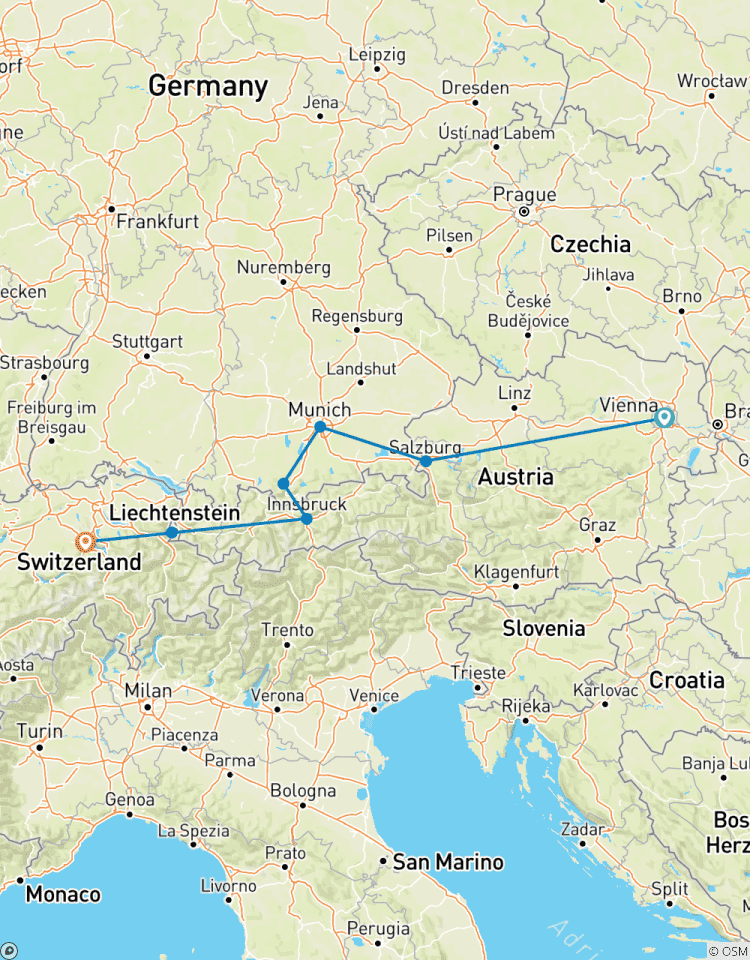 Christmas Markets of Austria, Germany and Switzerland Tour