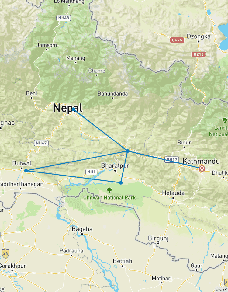 Circuito Viaje de 10 días a Nepal - Katmandú, Pokhara, Lumbini, Chitwan