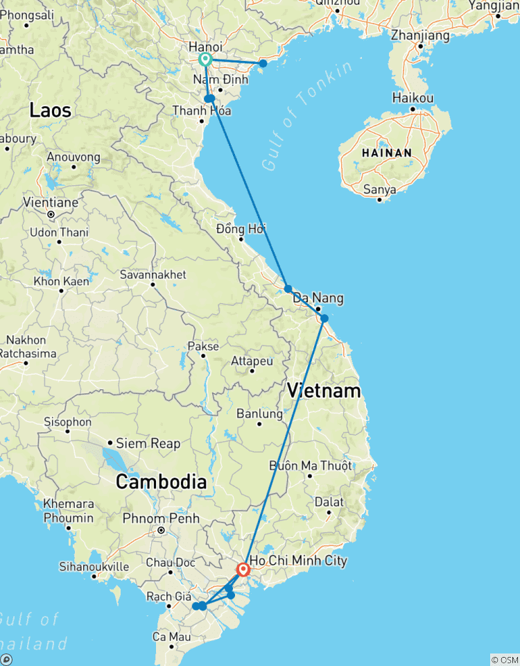 Circuito 15 días explorando Vietnam de norte a sur