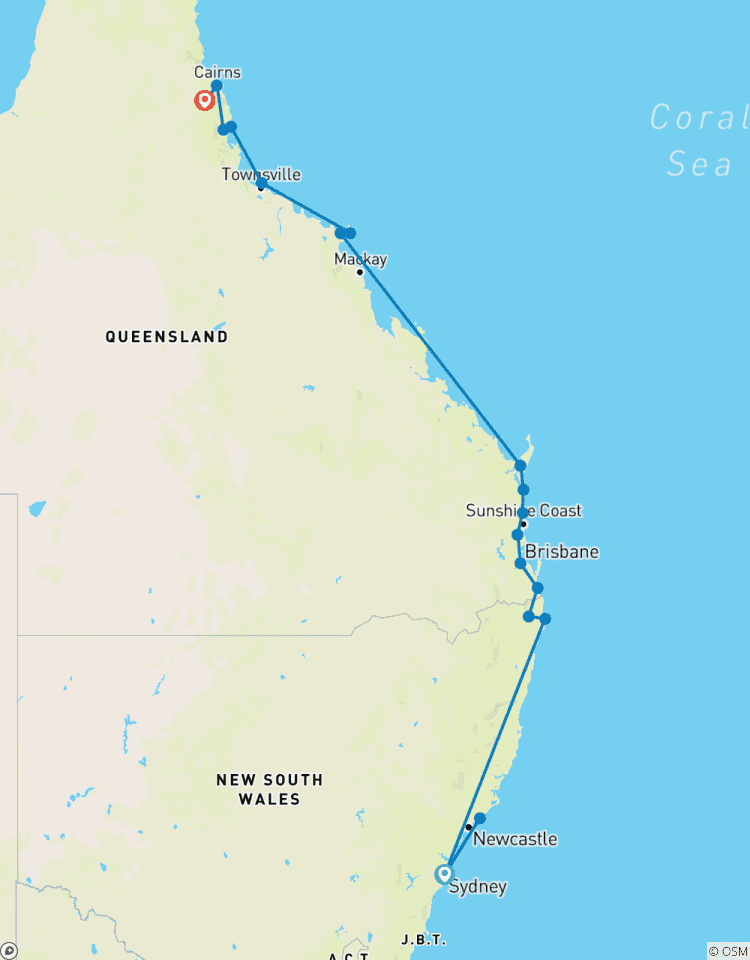Circuito Costa este de Australia por 6 semanas- DEFINITIVO