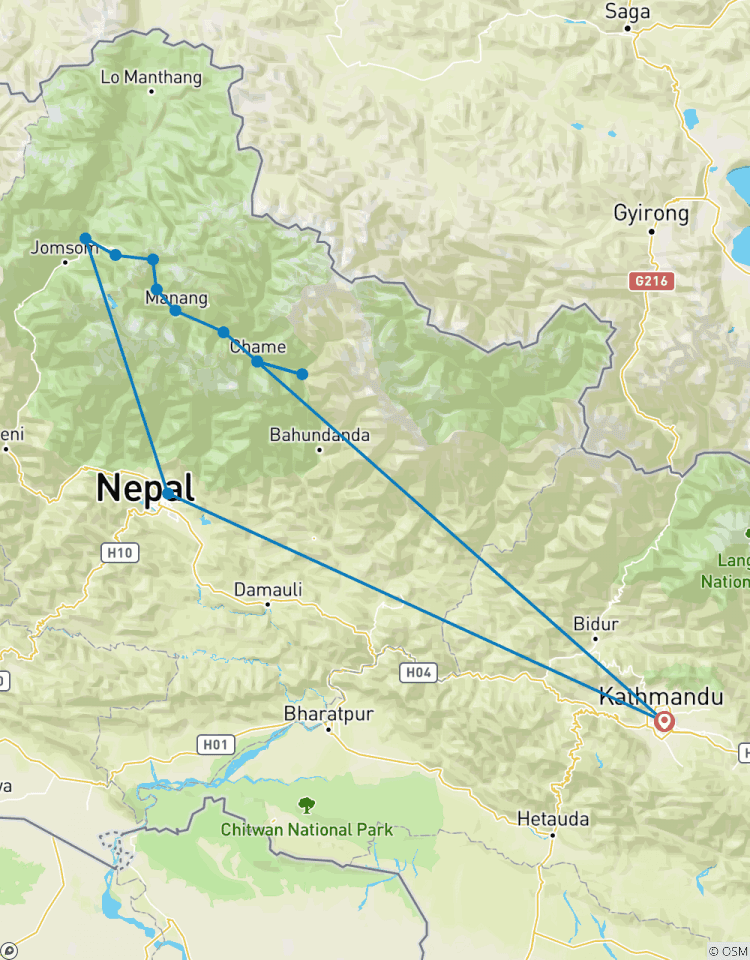 Circuito Travesía del Circuito del Annapurna para 2026/2027