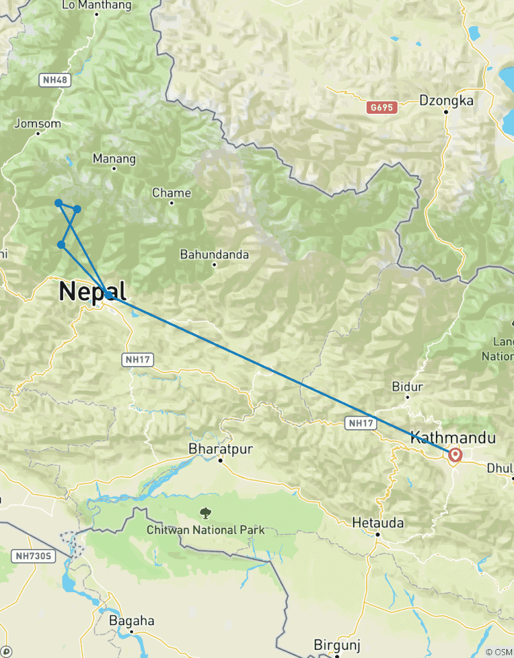 Circuito Excursión corta al Campo Base del Annapurna -8 días