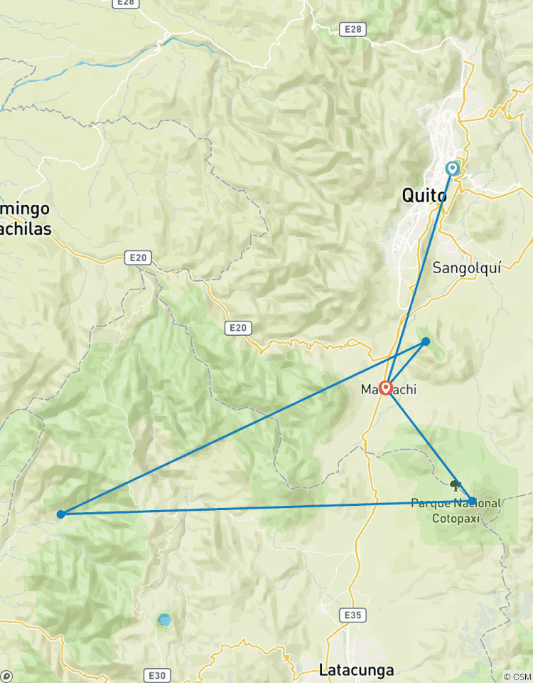 Circuito Cotopaxi Llama exprés Ecuador