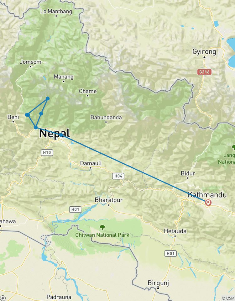 Annapurna Basislager Trekking Tour Rundreise