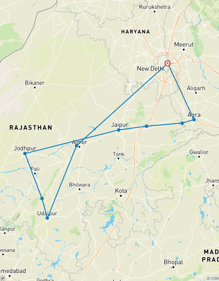 Die schösten Farben von Rajasthan - 10 Tage Rundreise