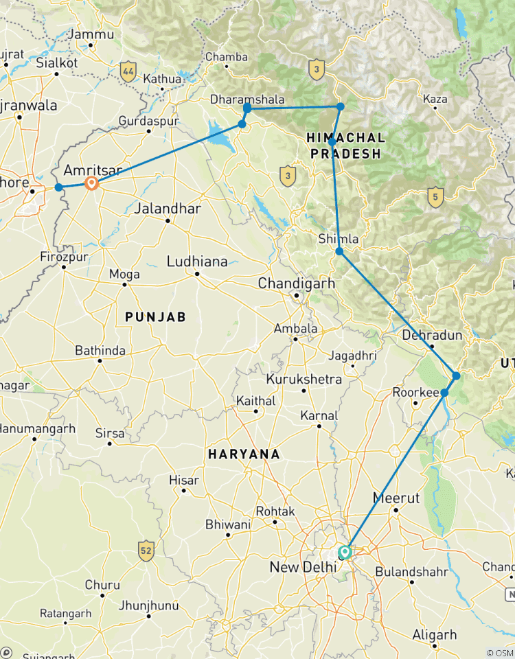 Circuit unique dans l\'Himalaya avec une expérience culturelle approfondie circuit