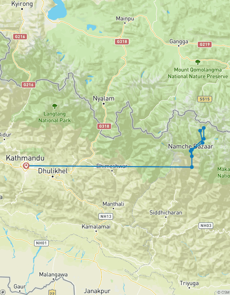 Everest Base Camp Trekking Tour Rundreise
