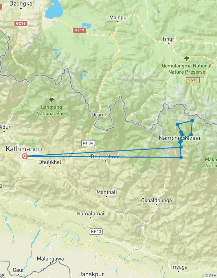 Circuito Travesía al Campo Base del Everest, Lagos de Gokyo y Cho La para 2026/2027