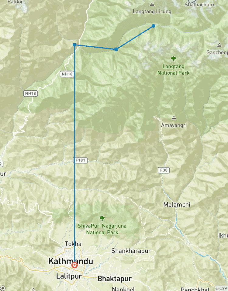 Circuito Travesía por el Valle de Langtang para 2026/2027